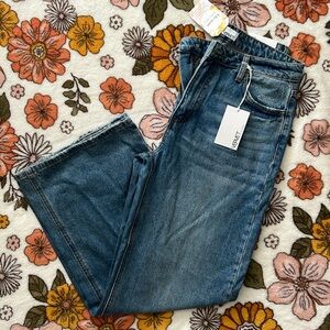 VERVET “Olivia” High Rise Wide Leg Jean